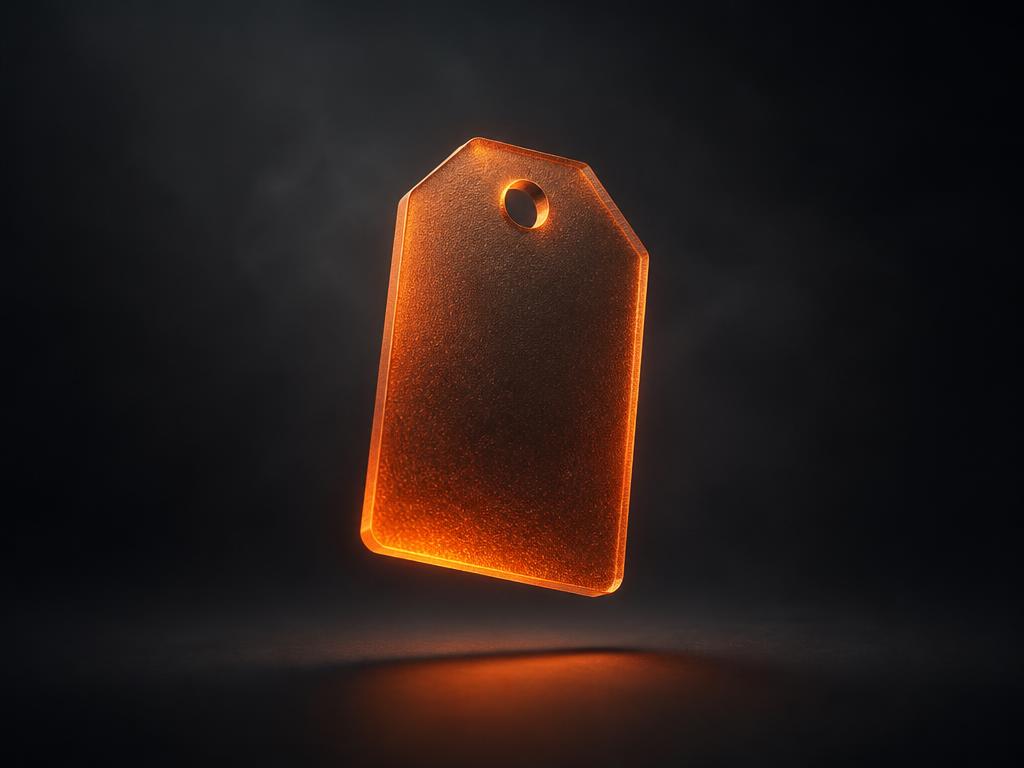Glowing ember price tag representing flat-rate pricing